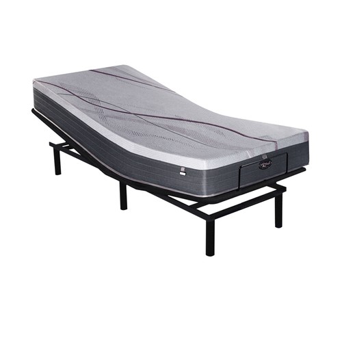 Slumberland Adjustable Base with Hybrid Firm Mattress