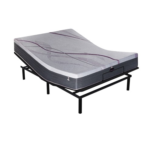 Slumberland Adjustable Base with Hybrid Firm Mattress