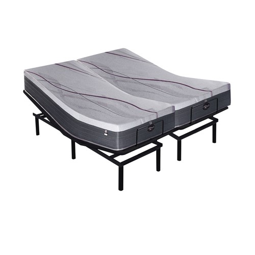 Slumberland Adjustable Base with Hybrid Firm Mattress