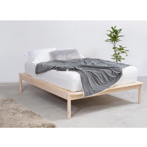 Prague Platform Bed (Elm)